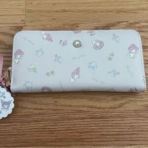 NWT Sanrio | My Melody |  Faux Leather Zip around wallet